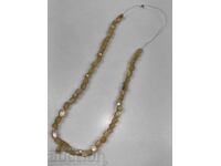Ghirlandă COLLIER din PERLE de COCHILIE, BRĂȚARĂ din PERLE de COCHILIE, PERLE de COCHILIE