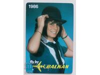 Balkan Airlines Calendar – 1986