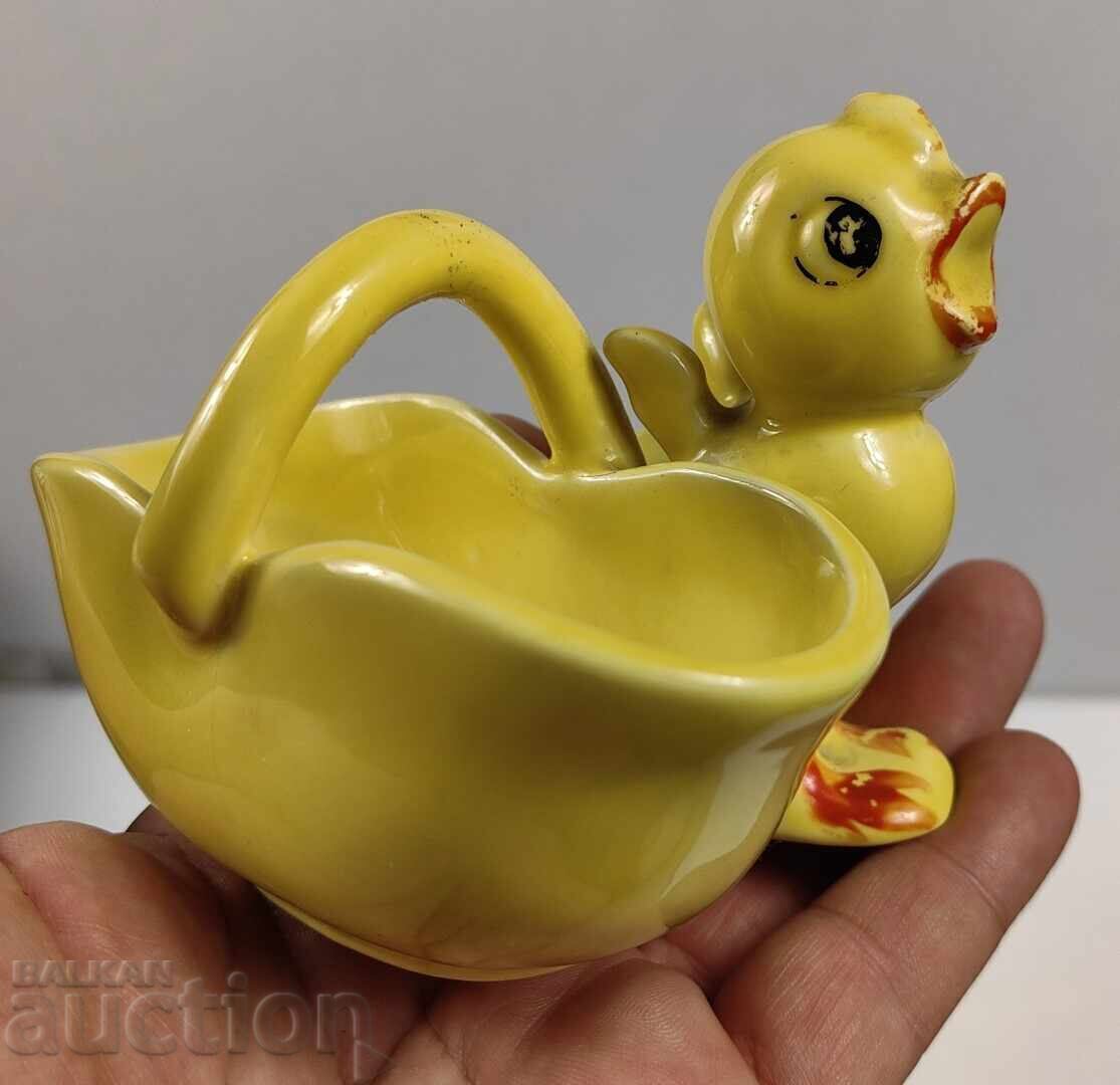 1935-1949 GOEBEL G’OBEL RAȚĂ FIGURINĂ PORȚELAN MARCATĂ - 5