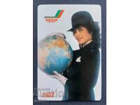 Calendar Compania Aeriană Balkan – 1987