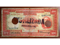 100 escudos, Mozambic, 1958, necirculată