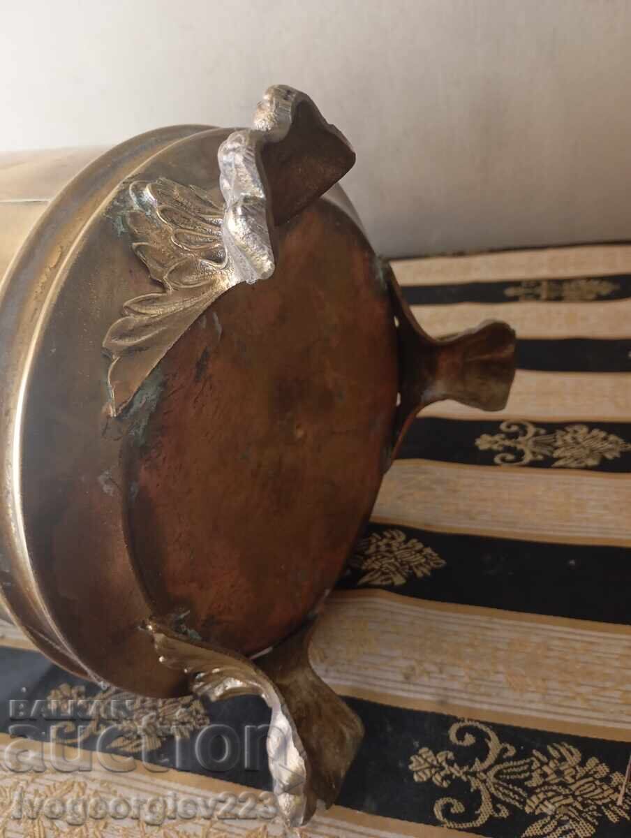 Suport vintage din alamă pentru umbrele, bastoane - 6