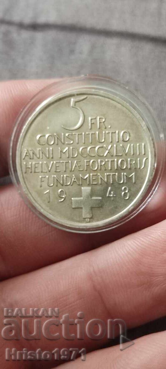 5 franci 1948