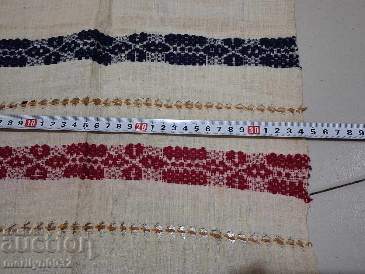 Broderie veche kenar din pânză țesută manual - 5 Broderie veche kenar din pânză țesută manual - 5