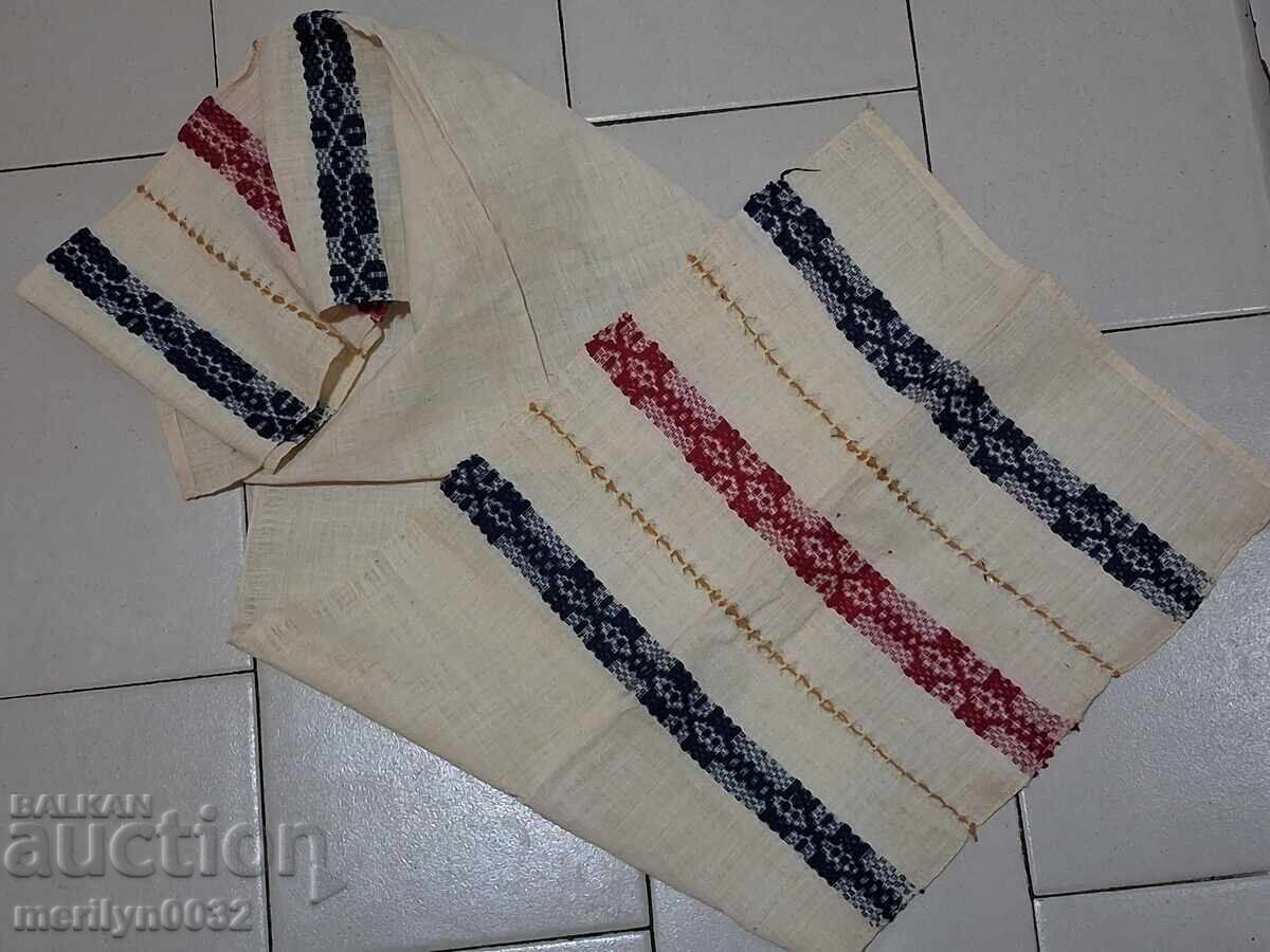 Broderie veche kenar din pânză țesută manual - 6 Broderie veche kenar din pânză țesută manual - 6