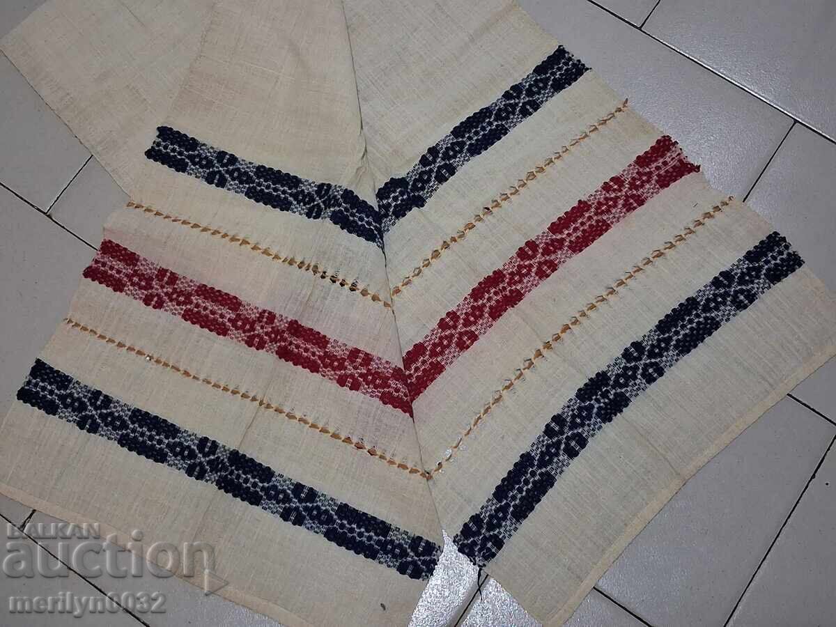 Broderie veche kenar din pânză țesută manual - 7 Broderie veche kenar din pânză țesută manual - 7