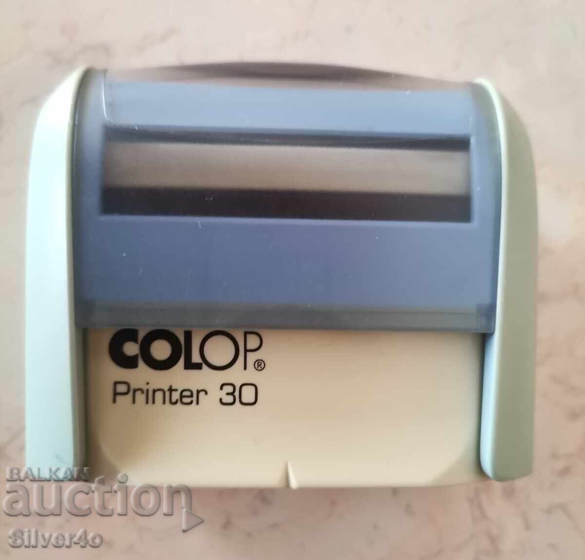Автоматичен печат на Colop + син тампон с цена € 5.00 | 9.78 лв.