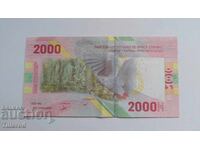 2000 franci CFA 2020 Africa Centrală Papagal AU/XF
