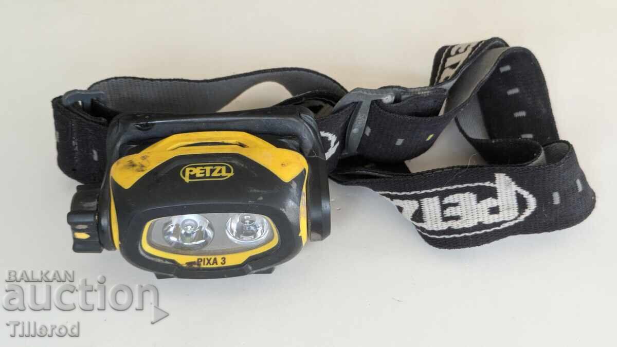 Lanternă frontală profesională Petzl PIXA 3 – Robustă și fiabilă