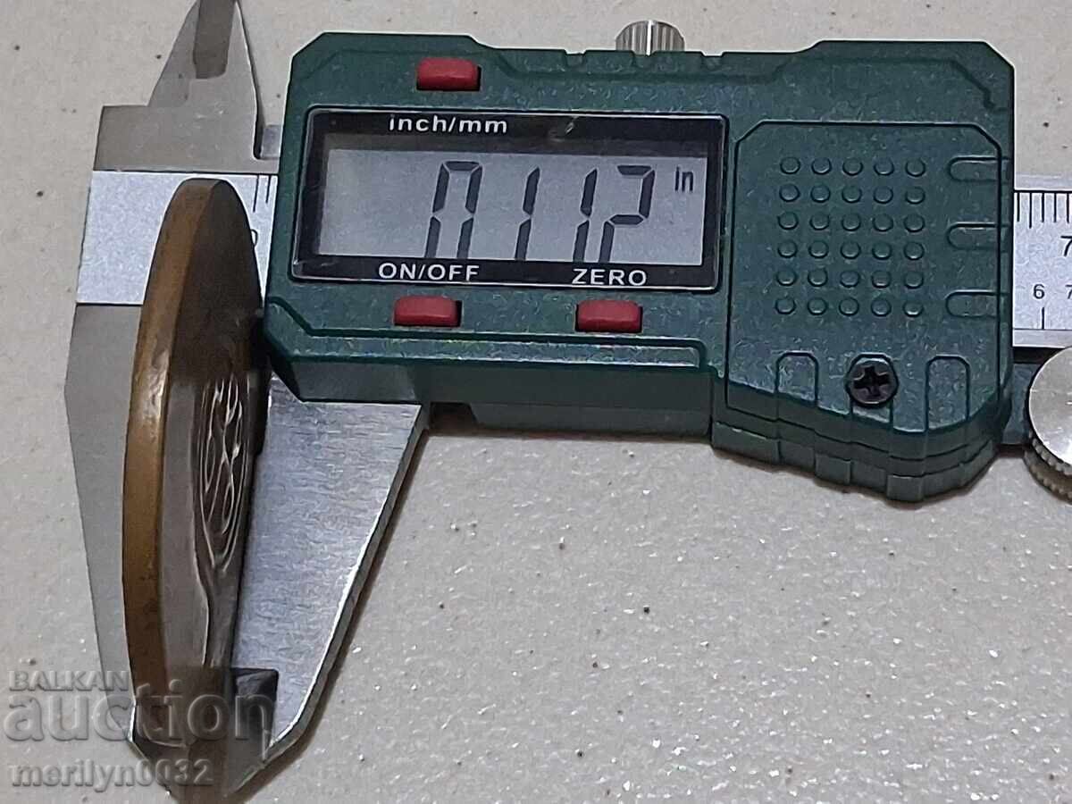 Livrarea Plachetă din bronz „Steagul Păcii”, medalie, insignă - RPB Livrarea Plachetă din bronz „Steagul Păcii”, medalie, insignă - RPB