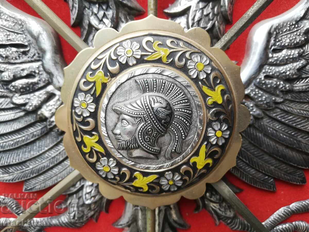 Licitație Panou Decorativ Stemă, Scut, Toledo Spania, sabie, spadă, rapieră
