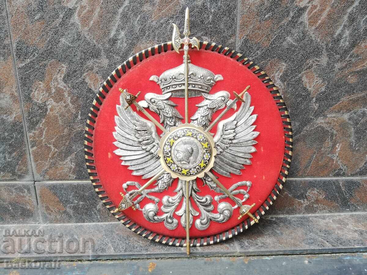 Panou Decorativ Stemă, Scut, Toledo Spania, sabie, spadă, rapieră