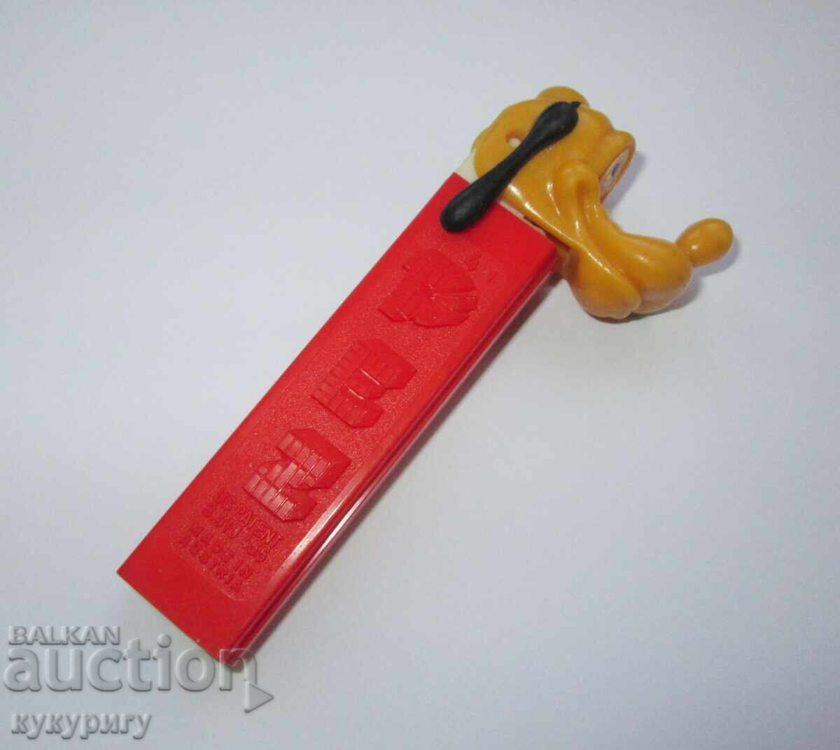 Recipient vechi pentru bomboane PEZ jucărie Pluto Austria