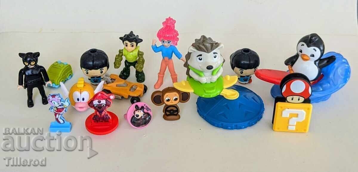 Lot mare de figurine din surprize (Kinder și altele) cu preț € 4.00 | 7.82 BGN Lot mare de figurine din surprize (Kinder și altele) cu preț € 4.00 | 7.82 BGN