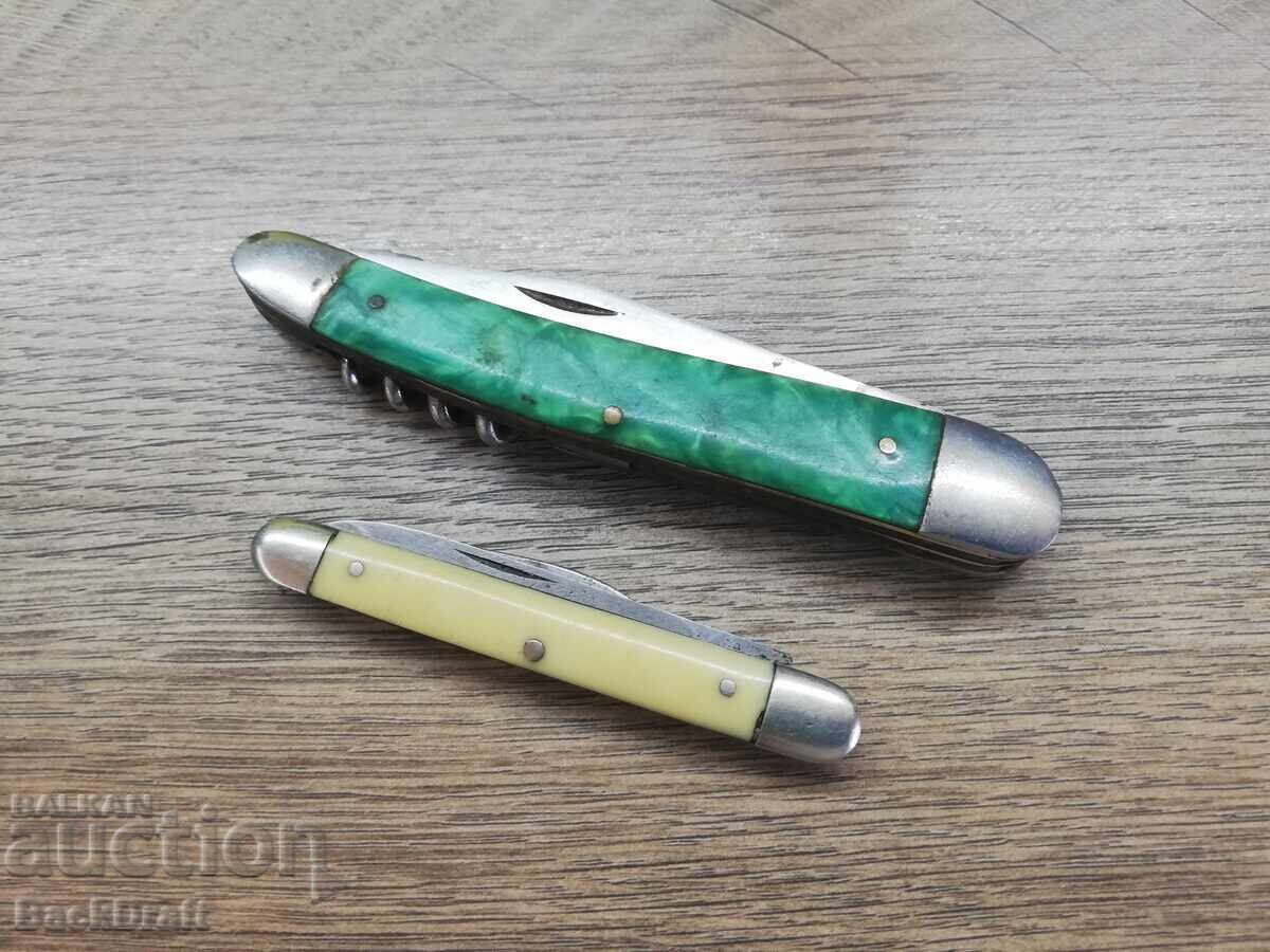 2 PIECE SOCIAL POCKET KNIFE, KNIFE WITH OPENER, FORK - 7 2 PIECE SOCIAL POCKET KNIFE, KNIFE WITH OPENER, FORK - 7