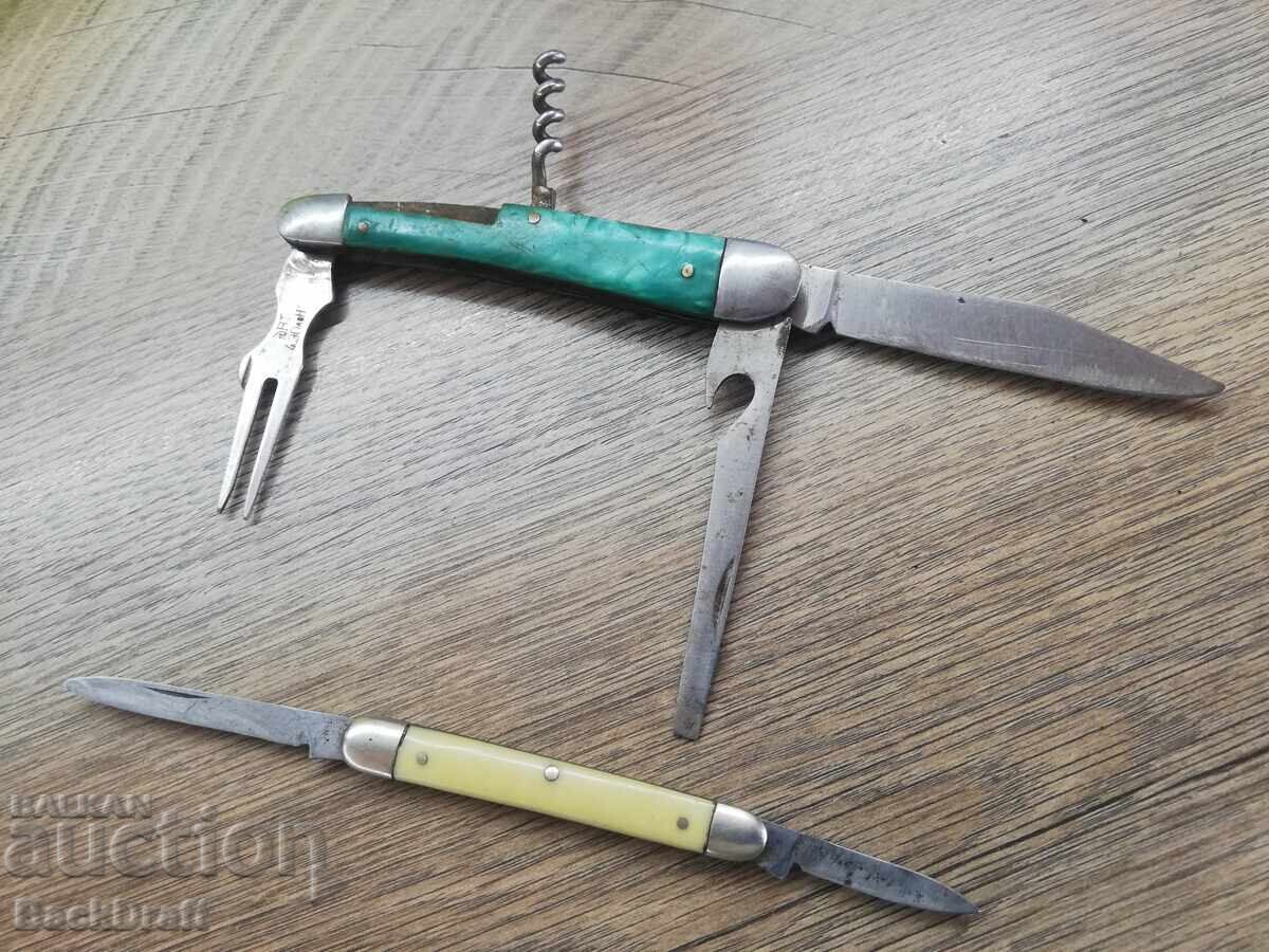 2 PIECE SOCIAL POCKET KNIFE, KNIFE WITH OPENER, FORK 2 PIECE SOCIAL POCKET KNIFE, KNIFE WITH OPENER, FORK