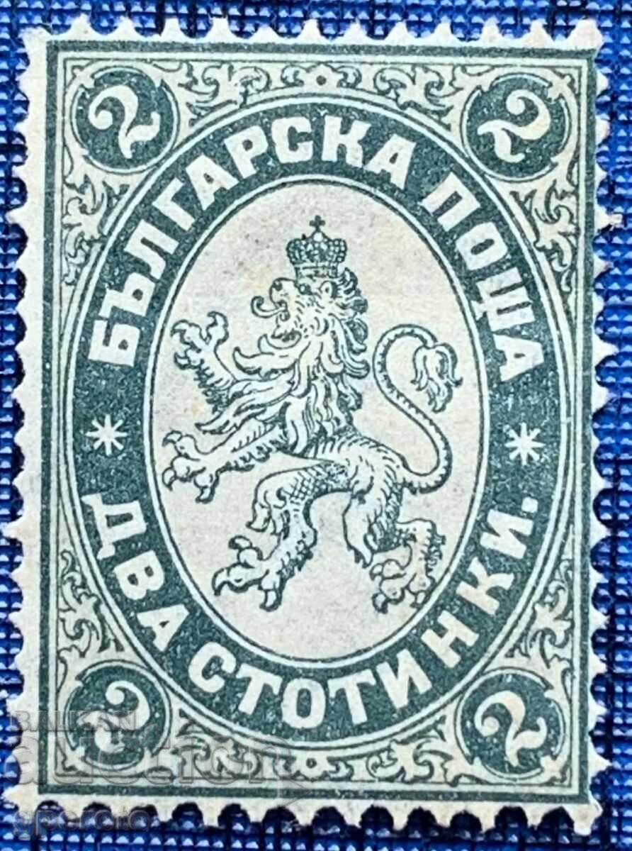 Mărci Leu mare I(2 st.)-1882-Nestampărate Mărci Leu mare I(2 st.)-1882-Nestampărate