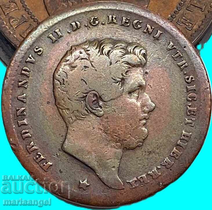 2 tornesi 1851 Italia Regatul Neapole și Sicilia Ferdinand al II-lea cu preț € 48.00 | 93.88 BGN