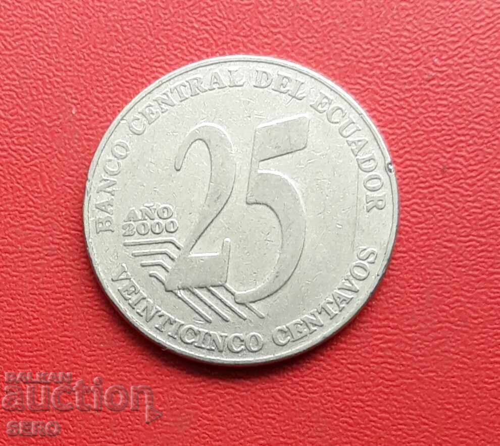 Еквадор-25 центавос 2000