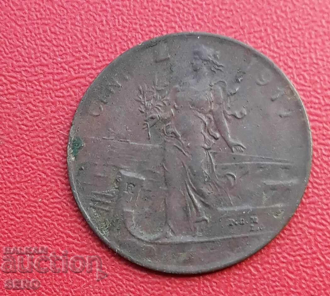 Italy-2 cents 1911