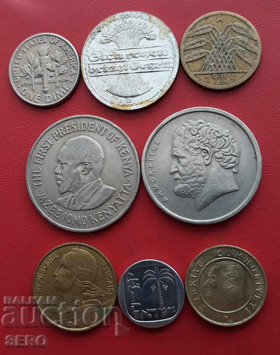 Mixed lot of 8 coins with price € 0.51 | 1.00 BGN
