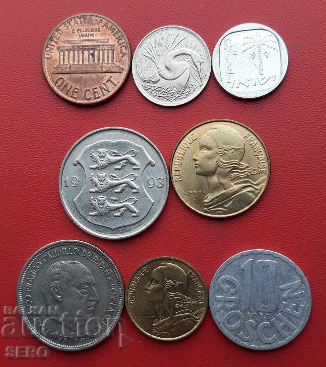 Mixed lot of 8 coins with price € 0.51 | 1.00 BGN