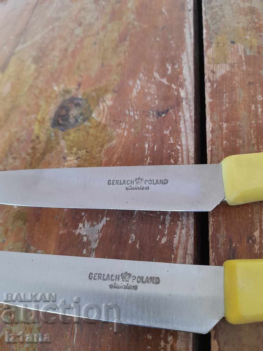Cuțite de bucătărie vechi Gerlach cu preț € 32.00 | 62.59 BGN Cuțite de bucătărie vechi Gerlach cu preț € 32.00 | 62.59 BGN