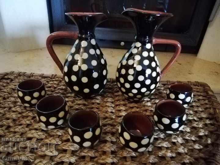 Set ceramic cu buline