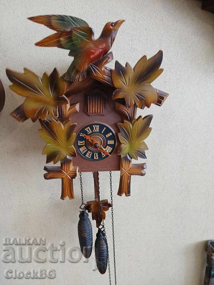 Vintage Γερμανικό ρολόι κούκος ΧΩΡΙΣ ΒΑΡΙΔΙΑ
