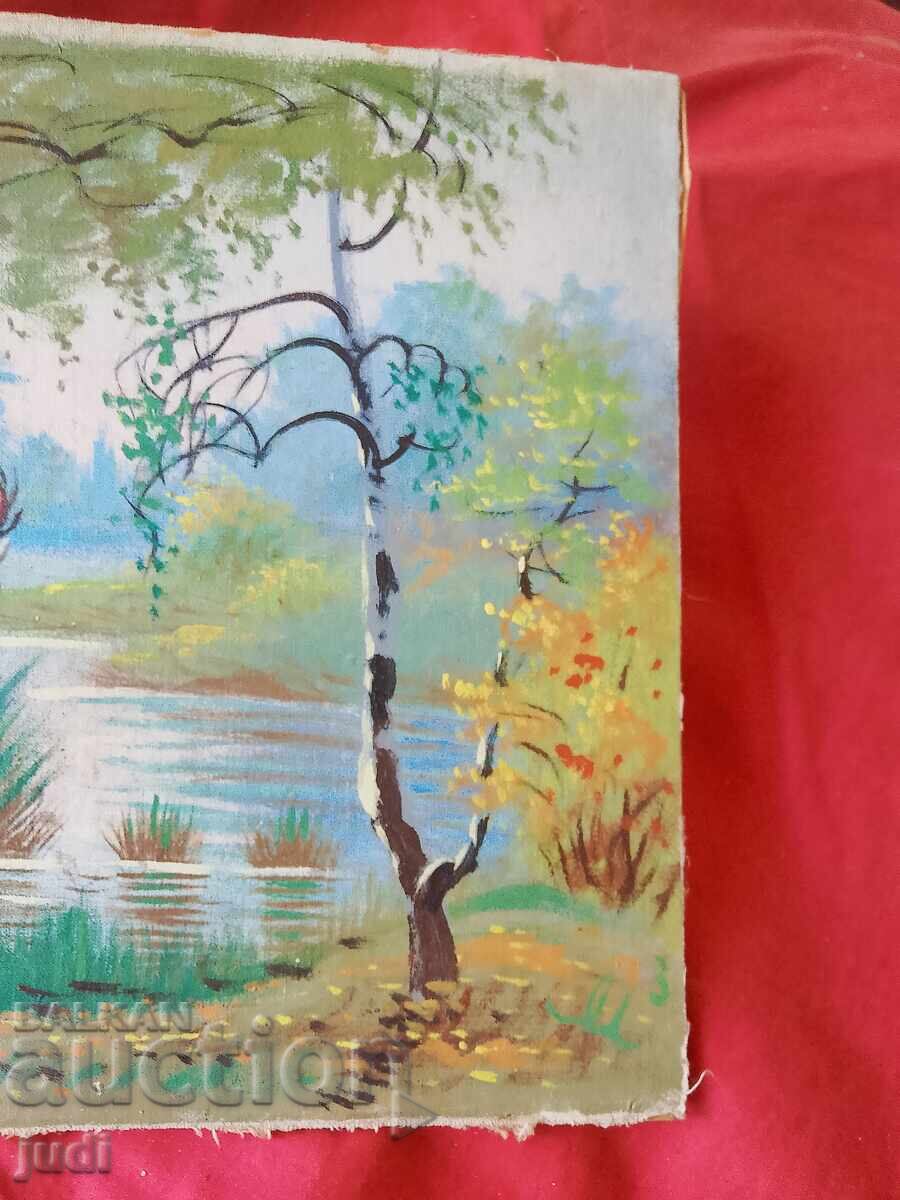 Δημοπρασία Ελαιογραφία καμβάς