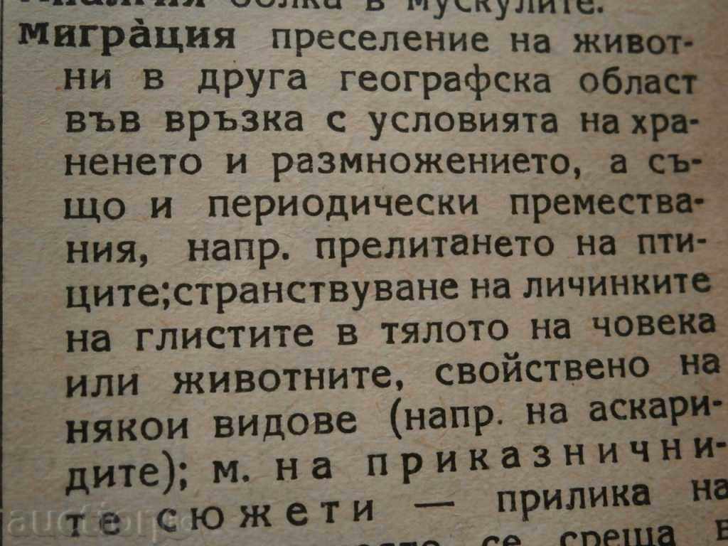 Livrarea Dicționar de cuvinte străine 1946