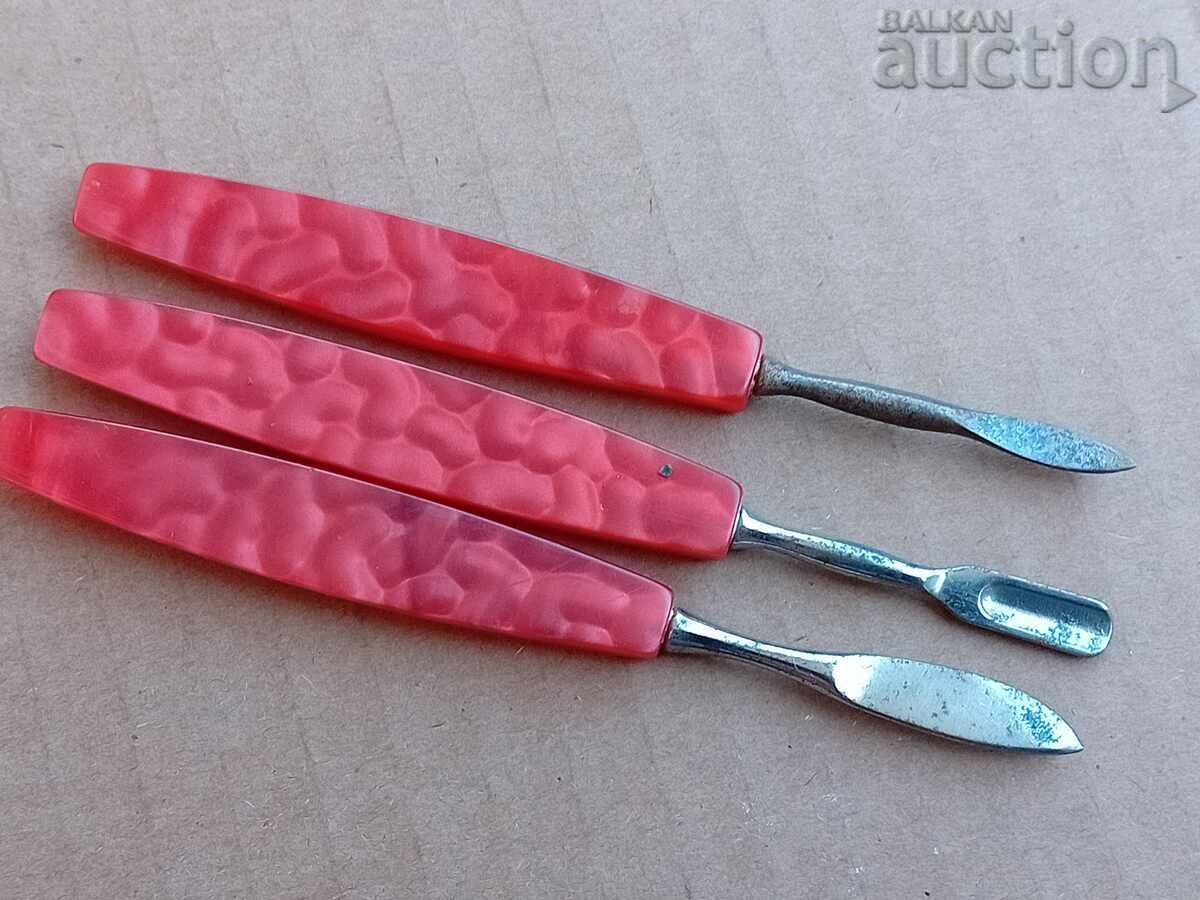 instrumente de manichiură mici bachelită de epocă Catalina
