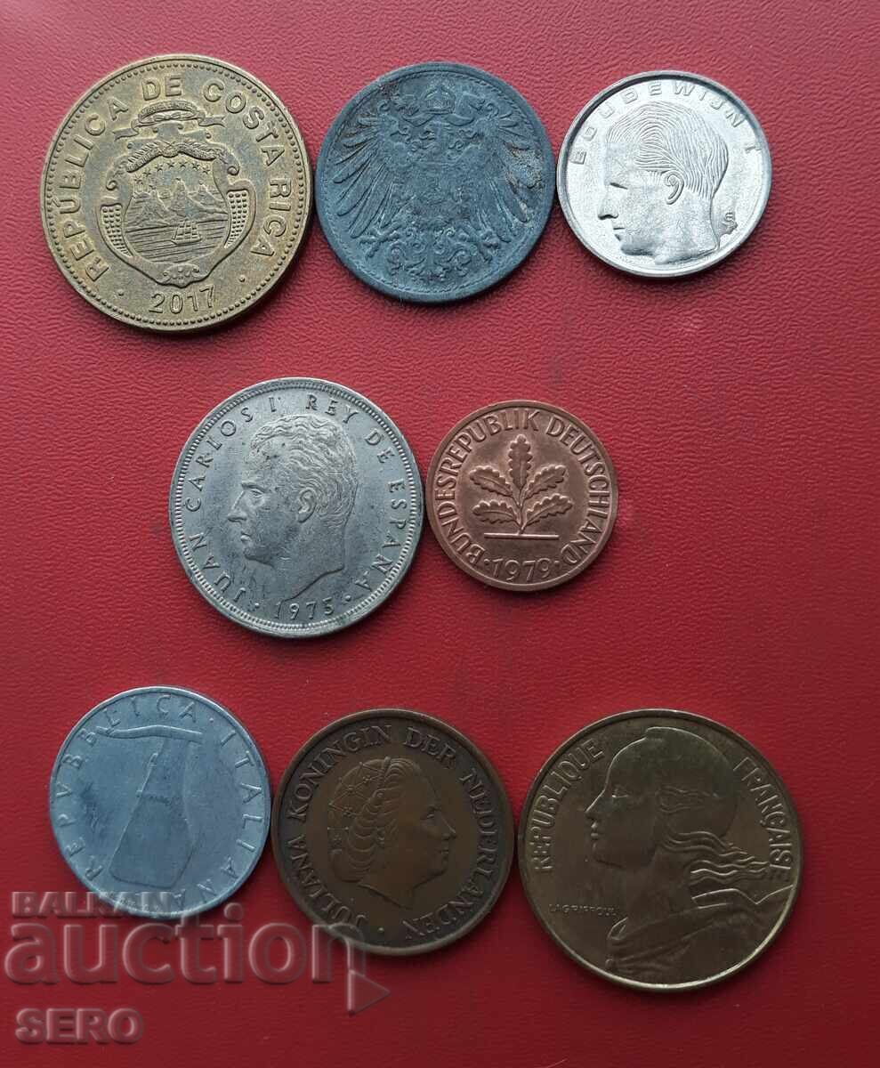 Смесен лот от 8 монети с цена € 0.51 | 1.00 лв.