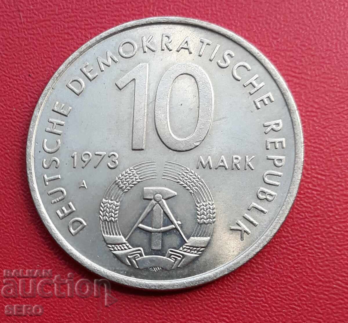 Γραμματόσημα Γερμανίας-GDR-10 1973-Φεστιβάλ Νέων