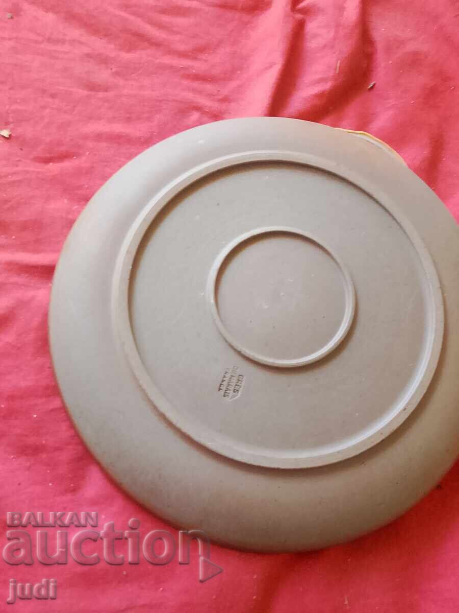 Livrarea Farfurie veche din ceramică franțuzească Livrarea Farfurie veche din ceramică franțuzească