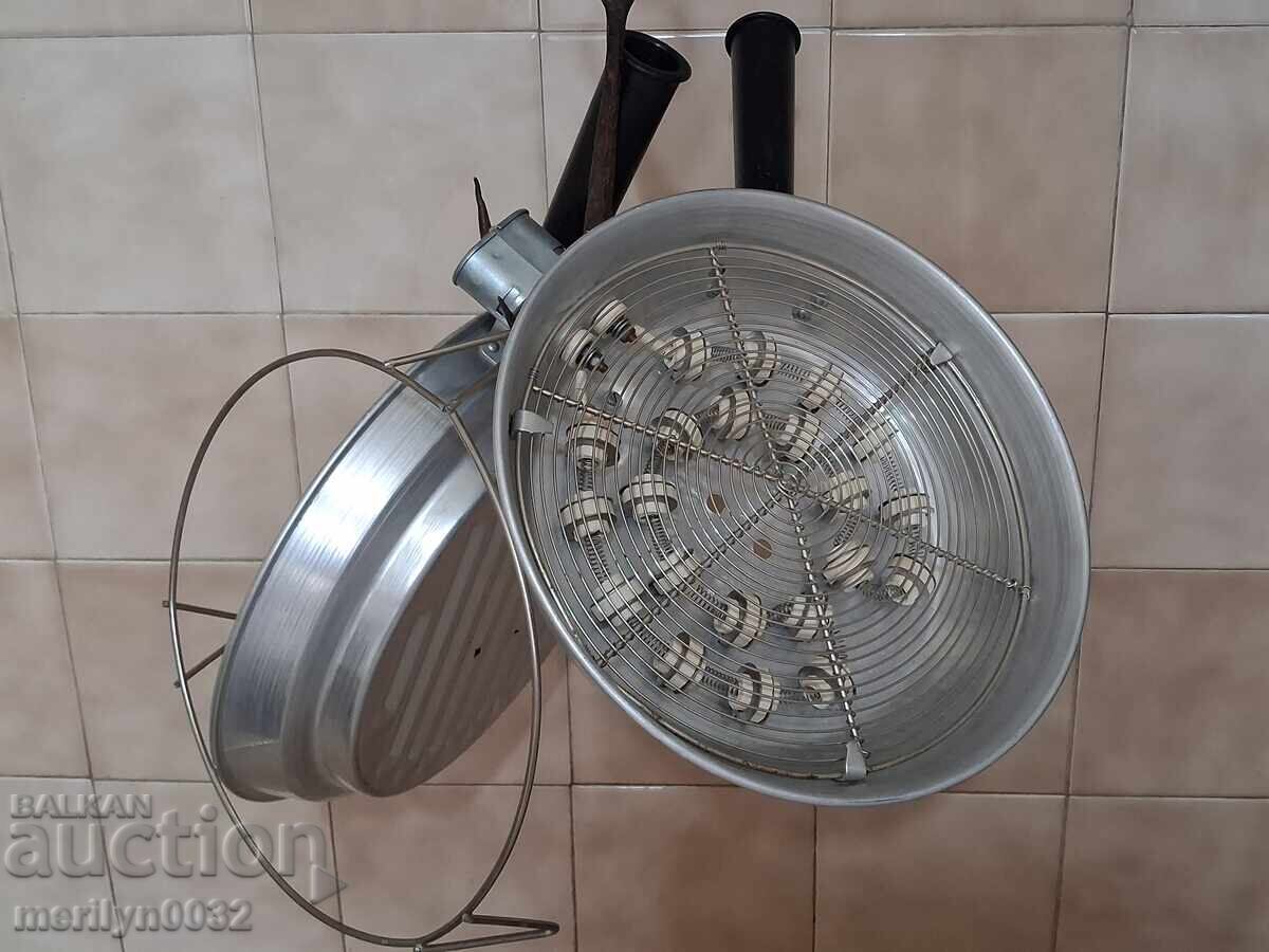Tigaie pentru friptură din aluminiu cu etichetă, 1986, R.P. Bulgaria, vas de bucătărie - 7