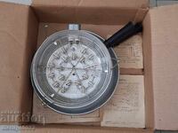 Tigaie pentru friptură din aluminiu cu etichetă, 1986, R.P. Bulgaria, vas de bucătărie
