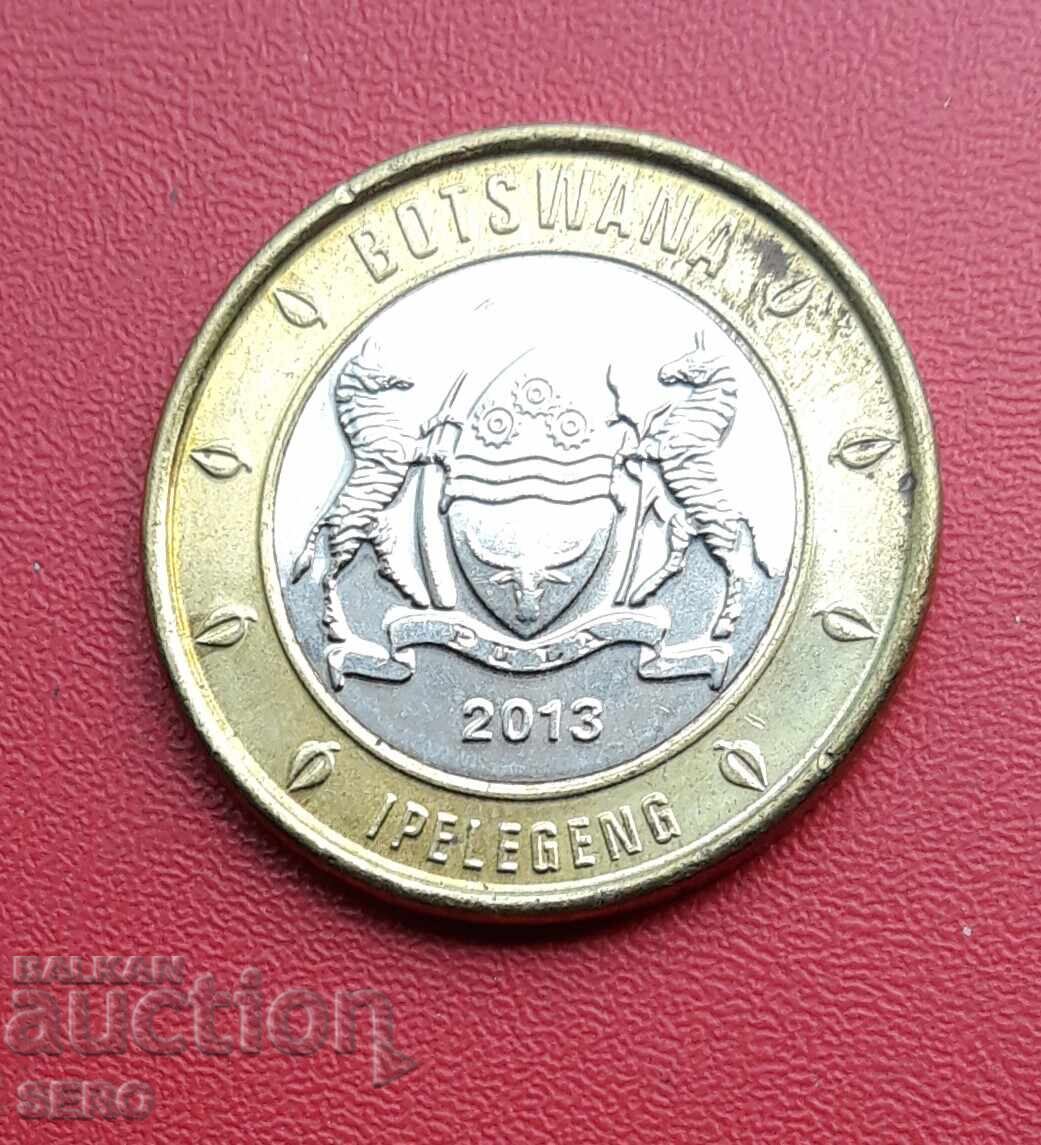 Botswana-5 Pula 2013-well preserved with price € 2.51 | 4.91 BGN