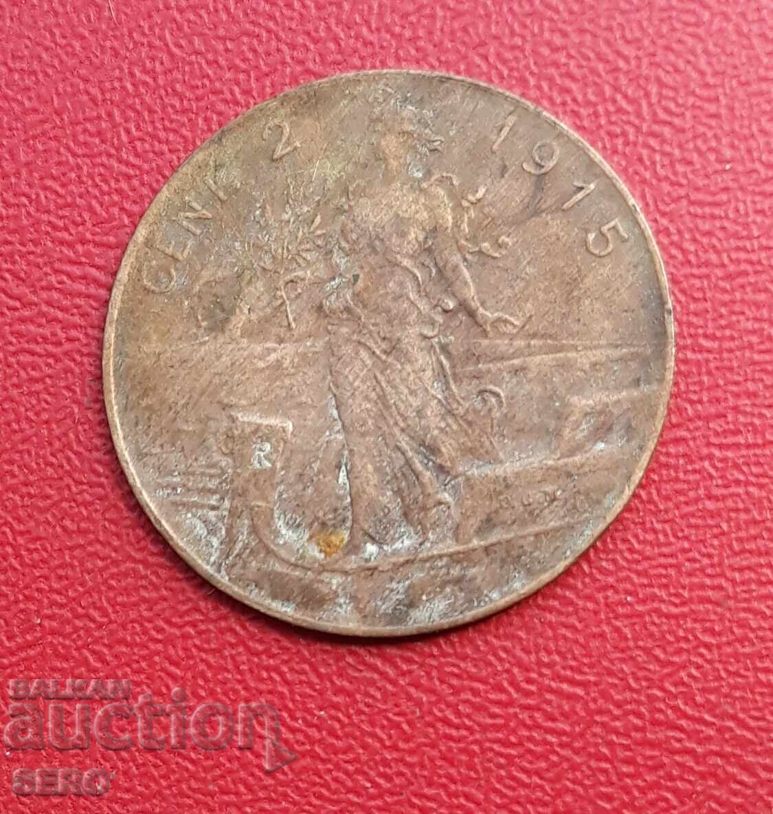 Italia-2 cenți 1915