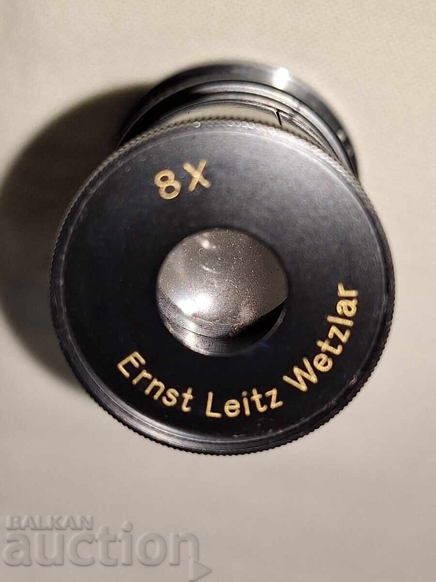 Eyepiece for optical instrument--Ernst Leitz Wetzlar--8x - 5 Eyepiece for optical instrument--Ernst Leitz Wetzlar--8x - 5