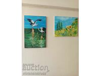 Oil paintings on canvas