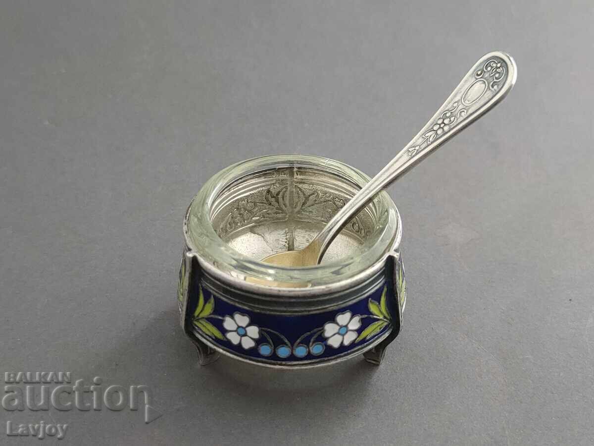 Vas rusesc emailat pentru caviar cu preț € 40.00 | 78.23 BGN Vas rusesc emailat pentru caviar cu preț € 40.00 | 78.23 BGN