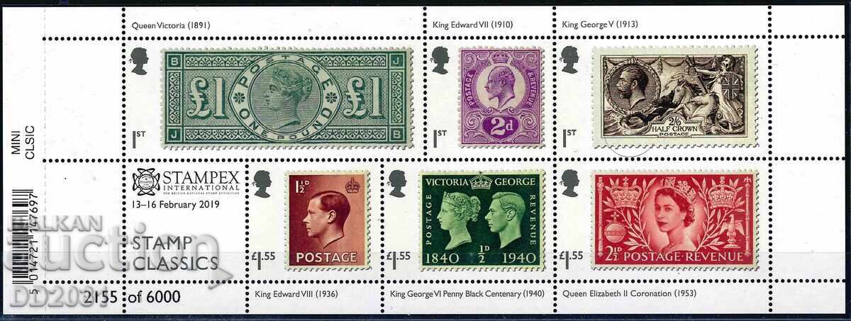Marea Britanie 2019 - timbre clasice MNH Marea Britanie 2019 - timbre clasice MNH