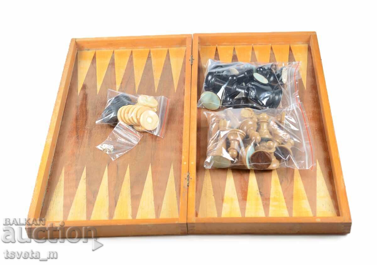 Șah și table, Lemn - 48 x 48 cm - 5 Șah și table, Lemn - 48 x 48 cm - 5