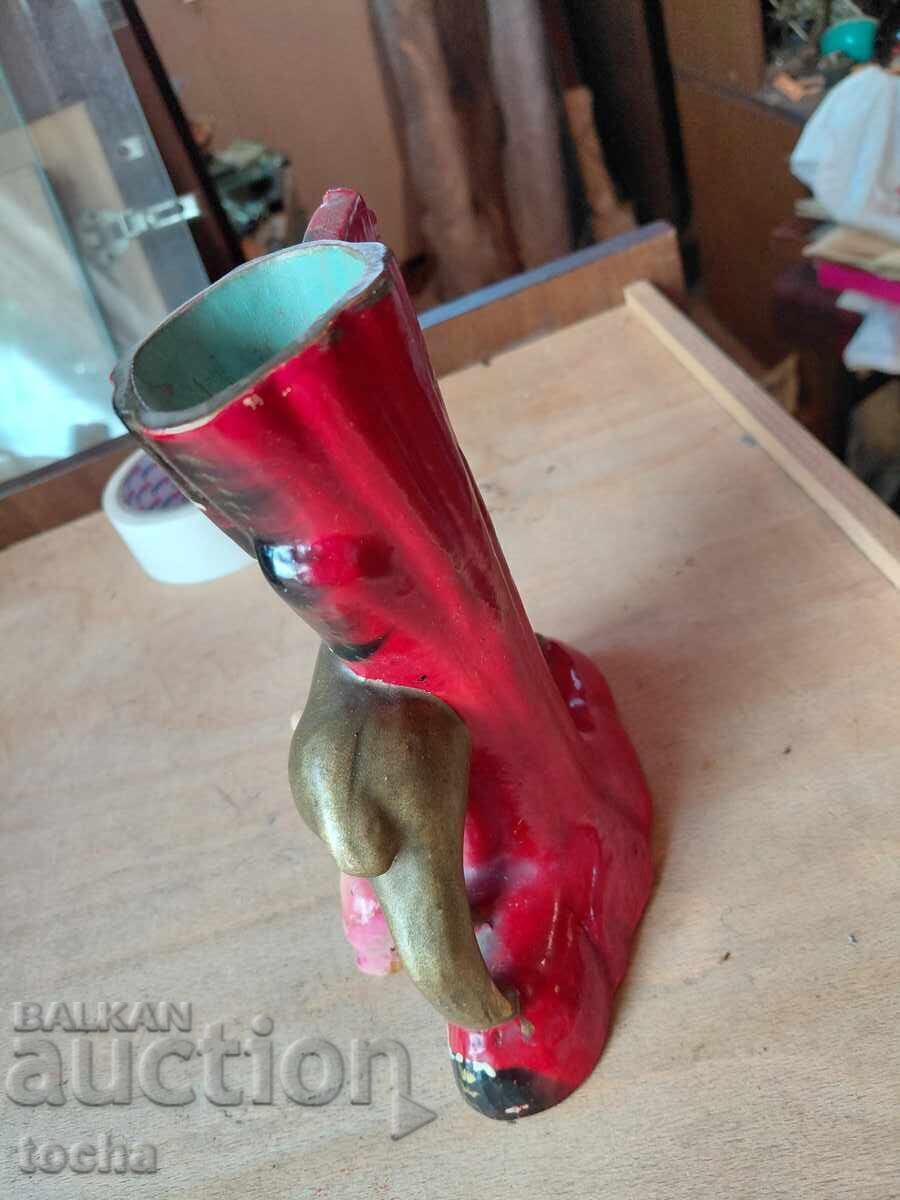 Figurină - vază, porțelan, ceramică - 5