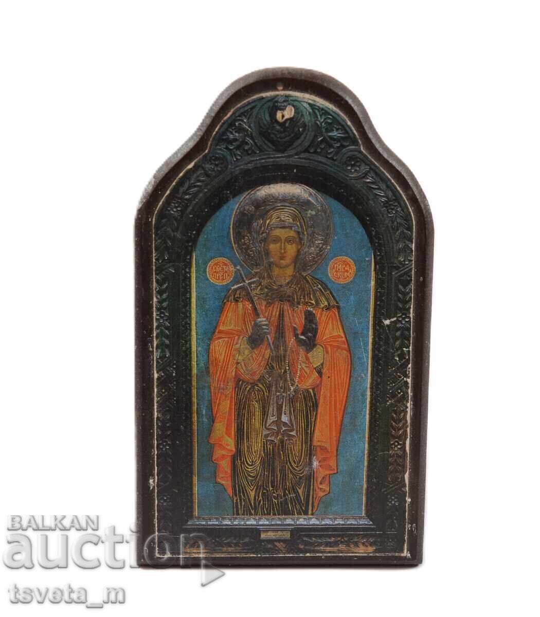 Icoană - Sfânta Cuvioasă Parascheva - Petca de Târnovo Icoană - Sfânta Cuvioasă Parascheva - Petca de Târnovo