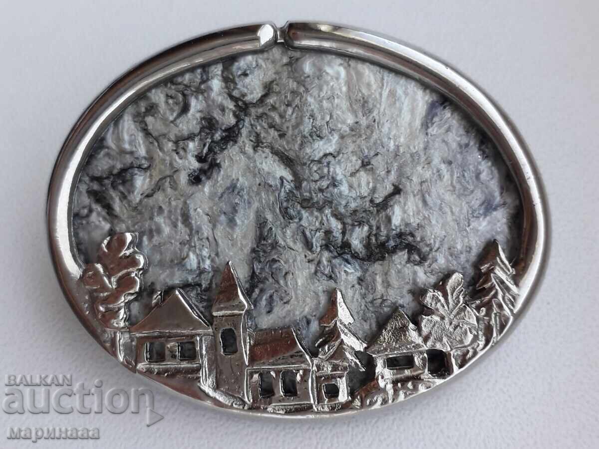 BROȘĂ. CROM. BRONZ