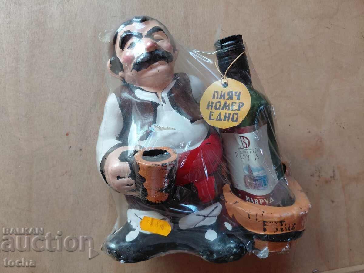 Figurină ceramică „Bețivul” - 5