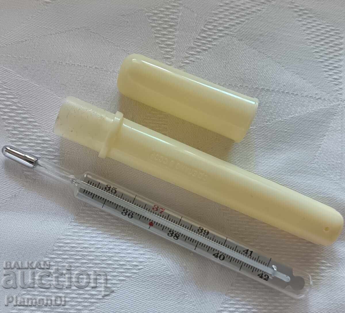 Παλιό, αυθεντικό ρωσικό θερμόμετρο