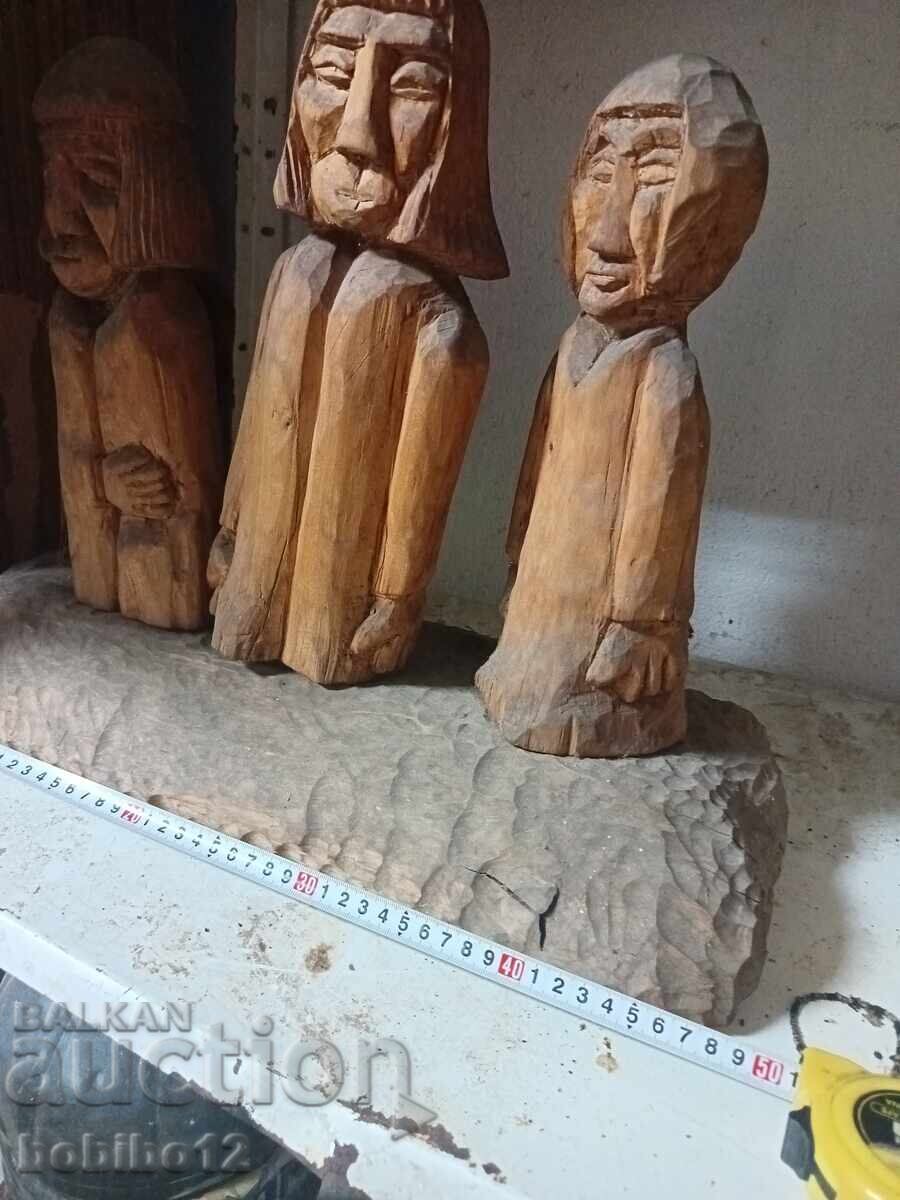 Figurine din lemn, sculptură în lemn - 5 Figurine din lemn, sculptură în lemn - 5